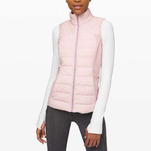 Lululemon Down for It All Vest Size 8 Porcelain Pink New with tags